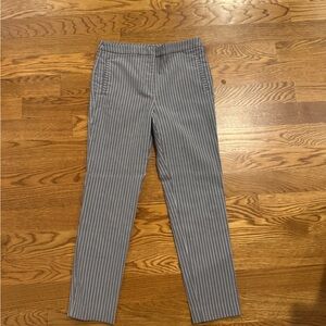 Worthington Charcoal and White Striped Trousers